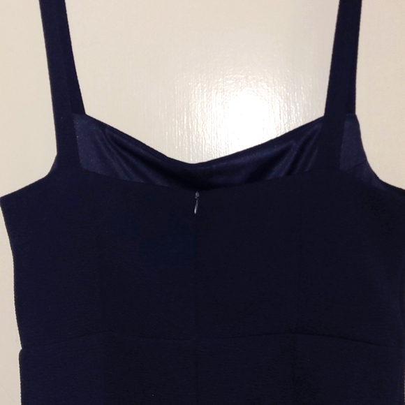 Lulus Navy Blue Ribbed Bodycon Midi Dress - Picture 3 of 4